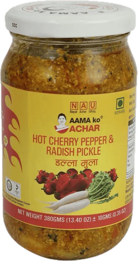 Hot chilli pepper & radish pickles / ホットチリペッパーラディッシュピクル / ঝাল মরিচ মূলার আচার
